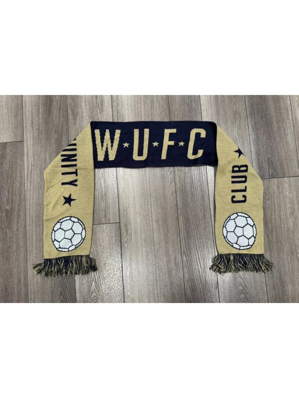 WUFC - WILLAMETTE UNITED FOOTBALL CLUB - 7 1/2" X 64" SOCCER STYLE SCARF!
